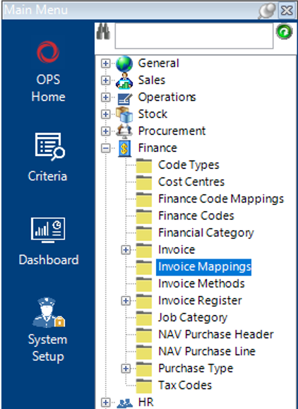 Invoice Mapping Dataset