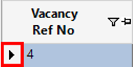 Vacancy Ref No Column