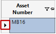 Asset number Column