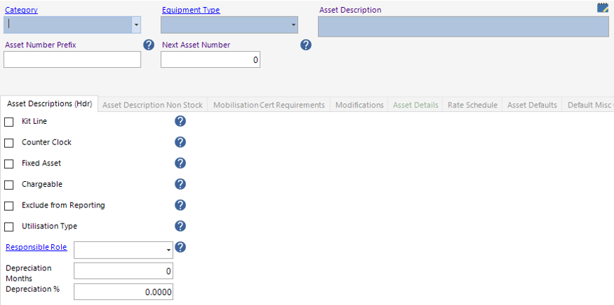 Asset Description