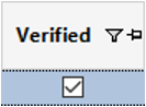 Verify Column