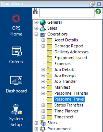 Personnel Travel Dataset