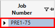 Job Number Column