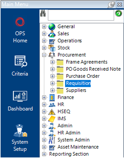 Requisition Dataset