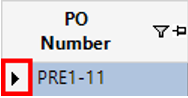 PO Number Column