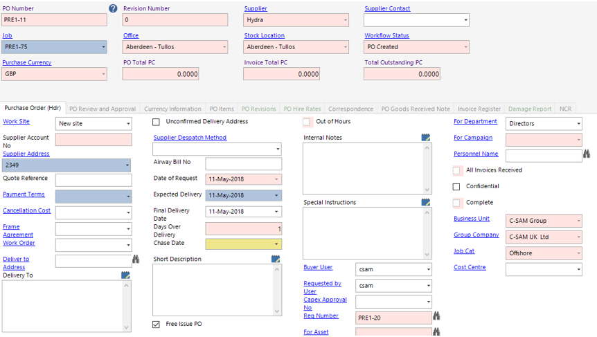 Purchase Order