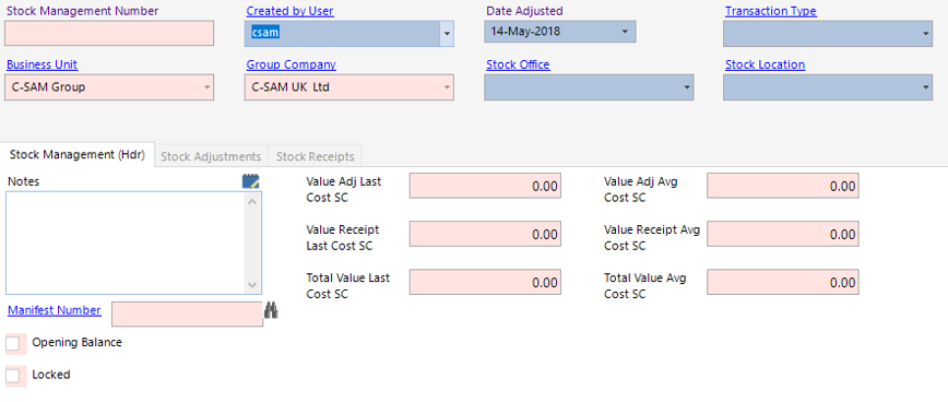 Stock Management