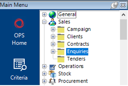 Enquiries Datasets