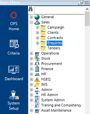 Enquiries Datasets