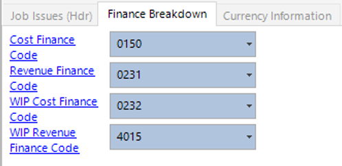 Finance Breakdown