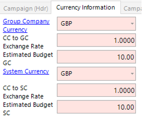 Currency Information